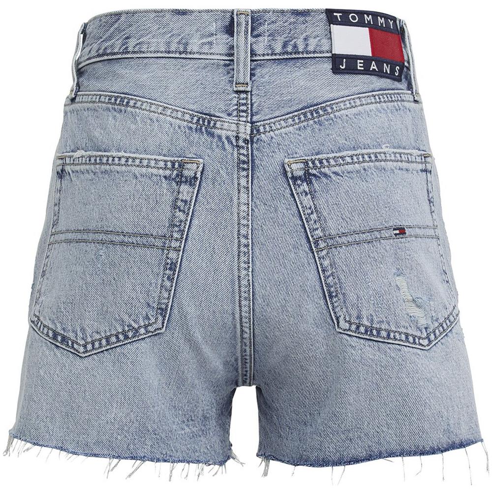 Pantaloni Tommy Hilfiger Hot Pant Denim Short Abbigliamento Donna 30 - Foto 1