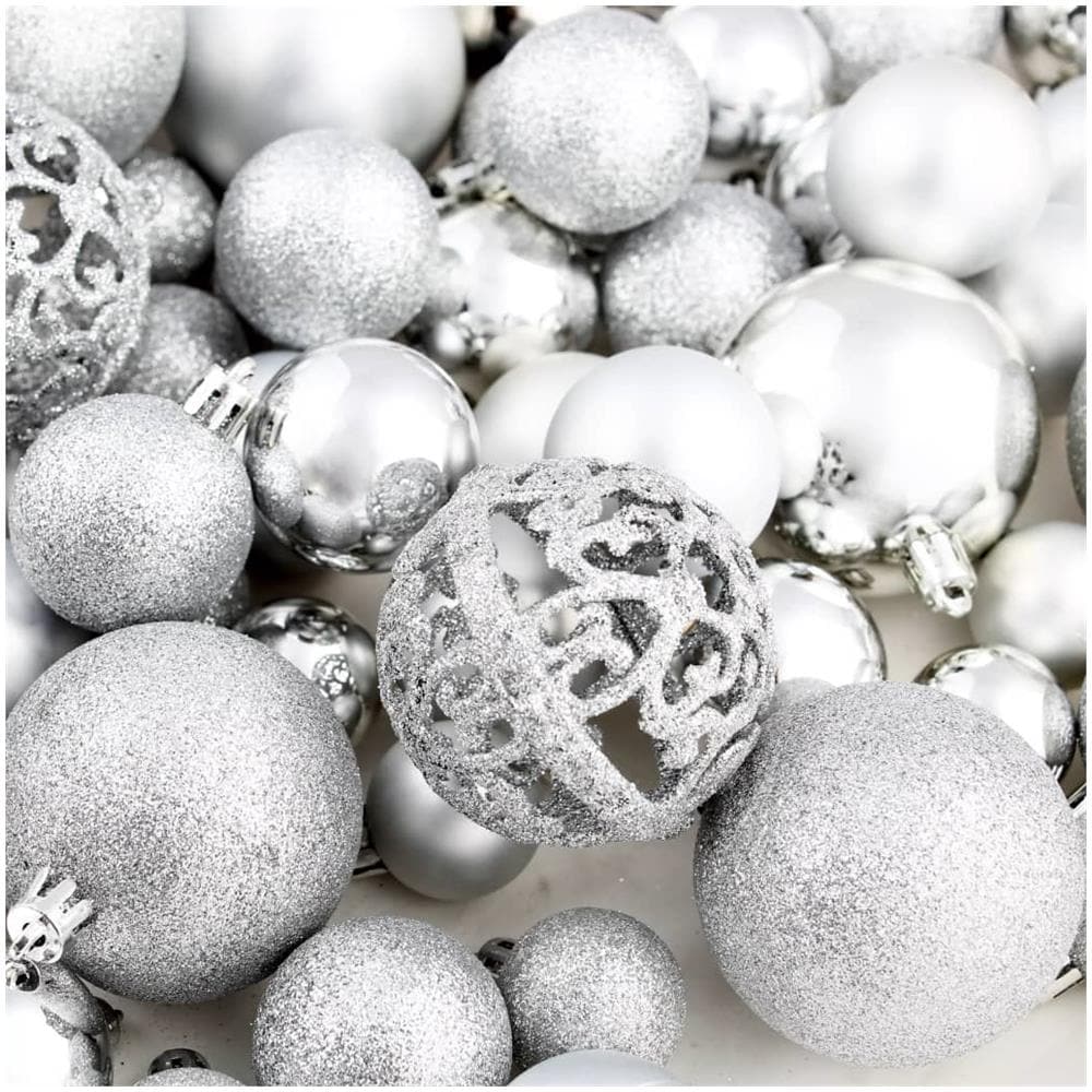 Set Palline di Natale 100 pz 3/4/6 cm Marrone / Bronzo / Oro - Foto 2