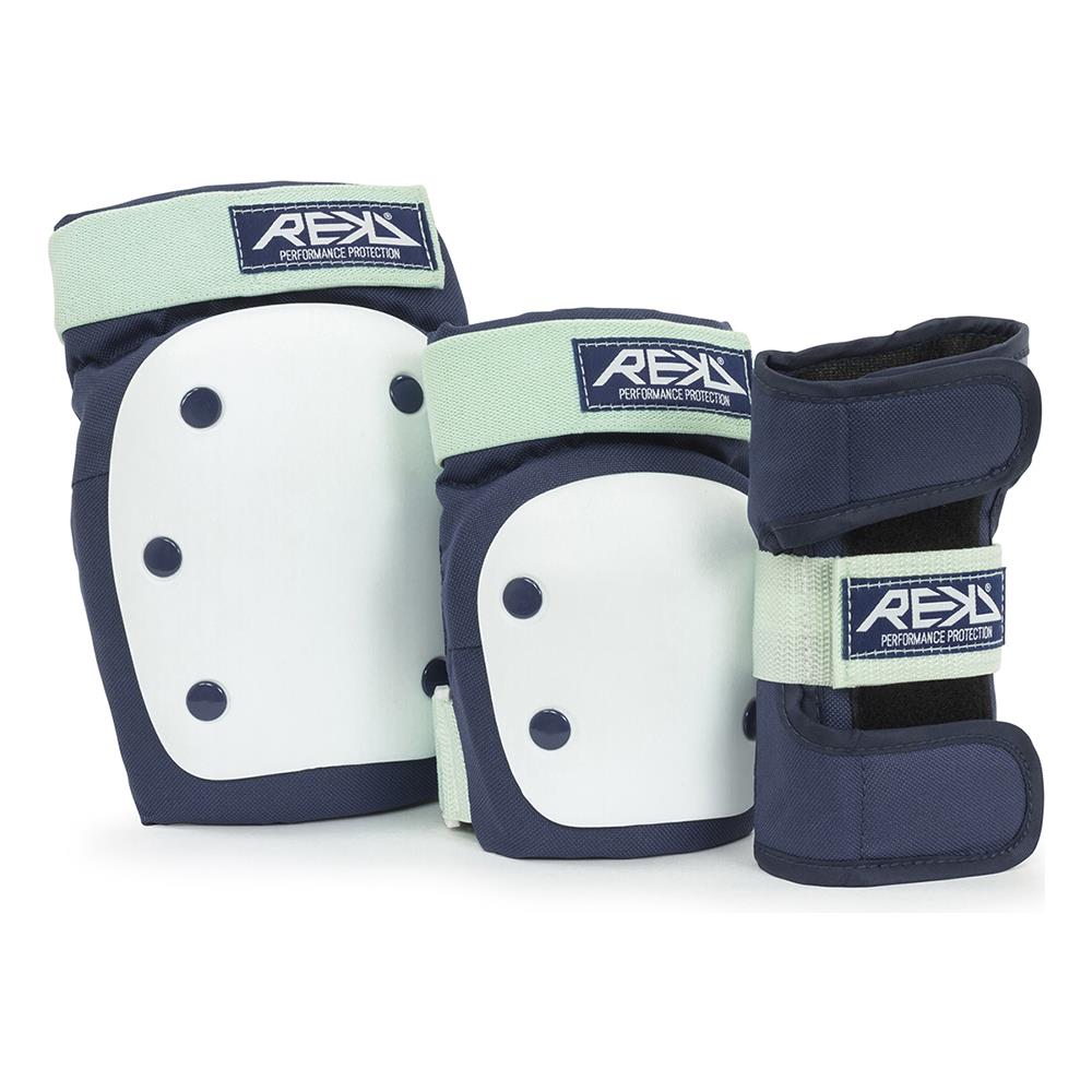 Heavy Duty Skateboard Pad Set Blue /mint - Large - Foto 2