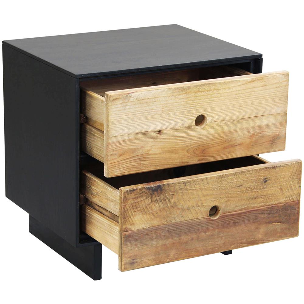 Pinus Black - Comodino In Pino Riciclato - Foto 4