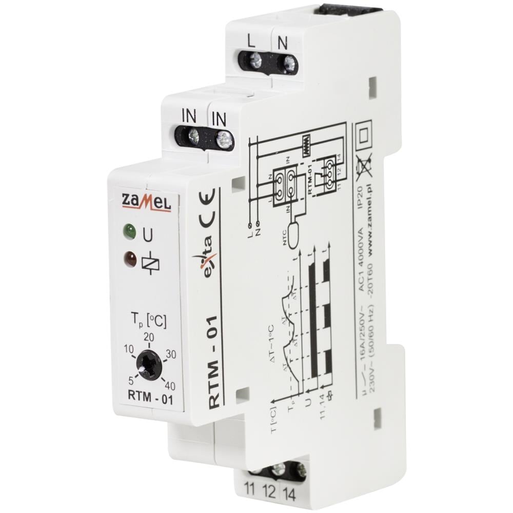 Regolatore Di Temperatura Rtm-01 5-40 ° C 230 V Senza Sonda - Foto 1
