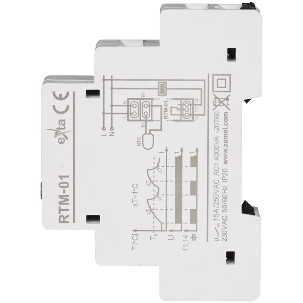 Regolatore Di Temperatura Rtm-01 5-40 ° C 230 V Senza Sonda - Foto 2