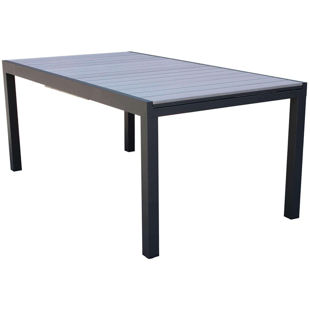 Triumphus - Tavolo Da Giardino Allungabile In Alluminio E Polywood 180/240 X 100 - Foto 2