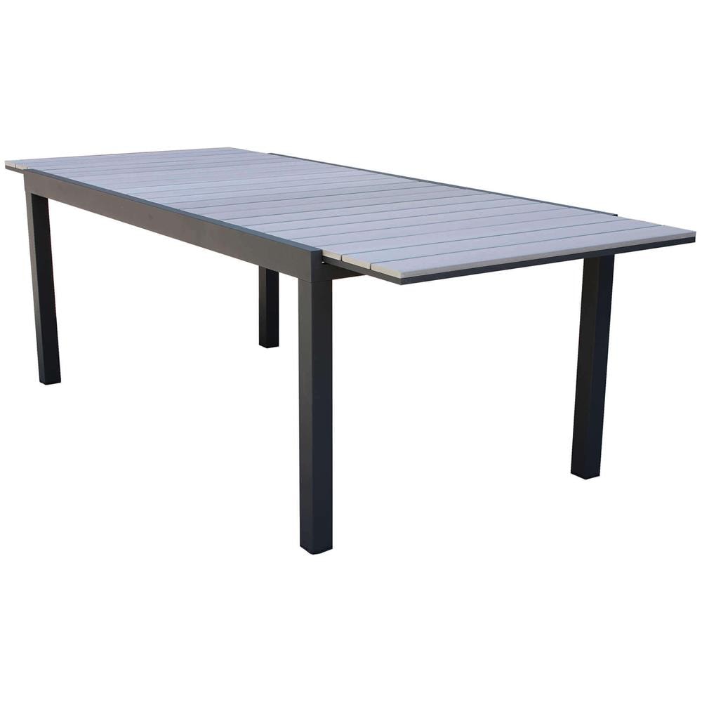 Triumphus - Tavolo Da Giardino Allungabile In Alluminio E Polywood 180/240 X 100 - Foto 1