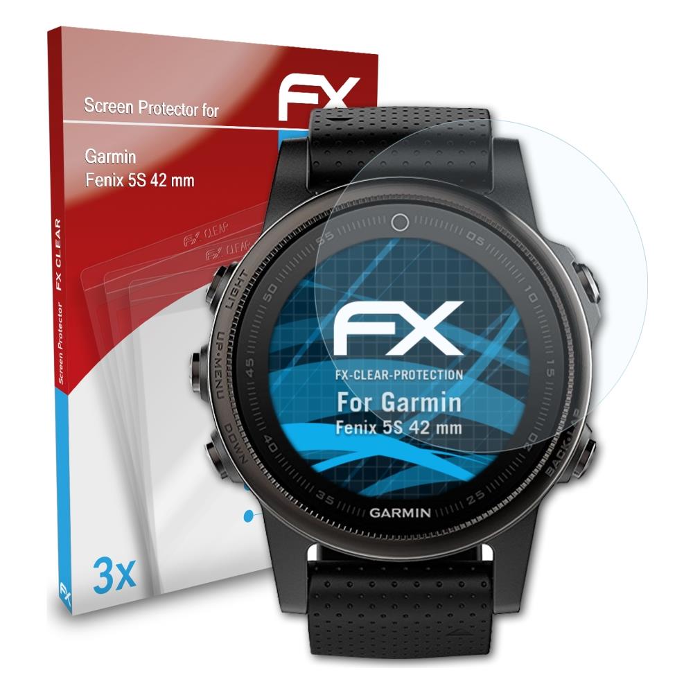 ATFOLIX - Protezione Pellicola Dello Schermo Compatibile Con Garmin Fenix 5s  42 Mm Pellicola Protettiva, Ultra-trasparente Fx Proteggi Schermo (3x) -  ePRICE