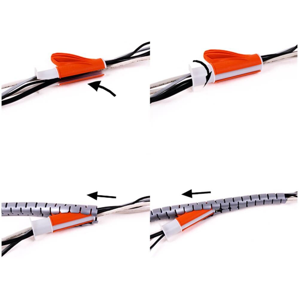 Addit Bobina Mangiacavo ø25 mm - Utensile Inseritore 860 Colore Arancione - Foto 2