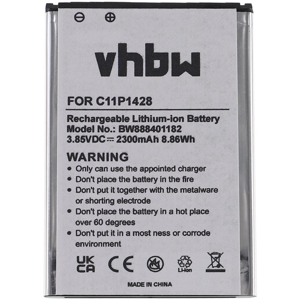 Batteria Sostituisce Asus 0b200-01480200, B11p1428 (1cp5/51/71), C11p1428 (1cp5/51/71) Per Smartphone Cellulare (2300mah, 3,85v, Li-ion)  - Foto 1