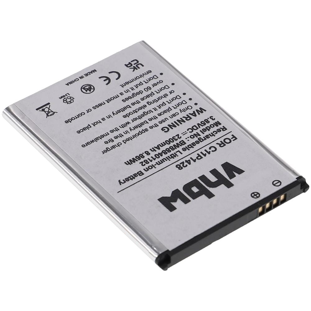 Batteria Sostituisce Asus 0b200-01480200, B11p1428 (1cp5/51/71), C11p1428 (1cp5/51/71) Per Smartphone Cellulare (2300mah, 3,85v, Li-ion)  - Foto 3