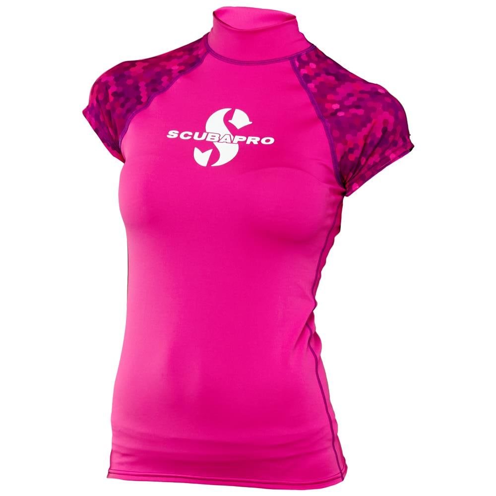 Rash Guard Short Upf5 Donna Rosa Xs - Foto 1