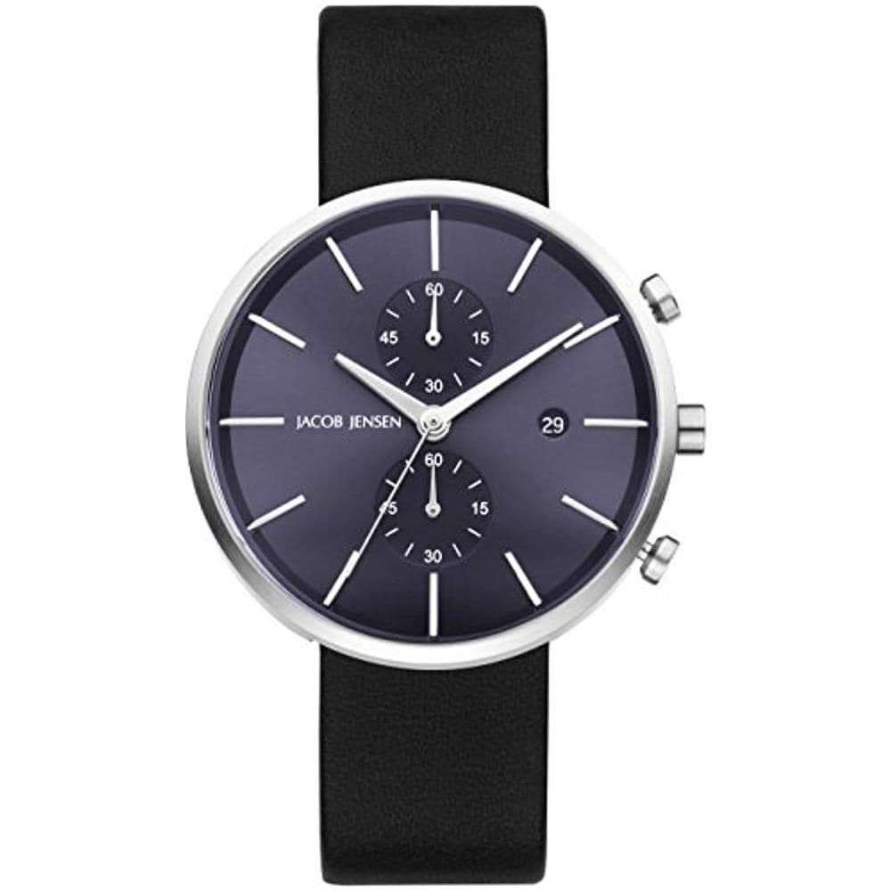 Orologio Cronografo Quarzo Unisex Con Cinturino In Pelle 621 - Foto 1