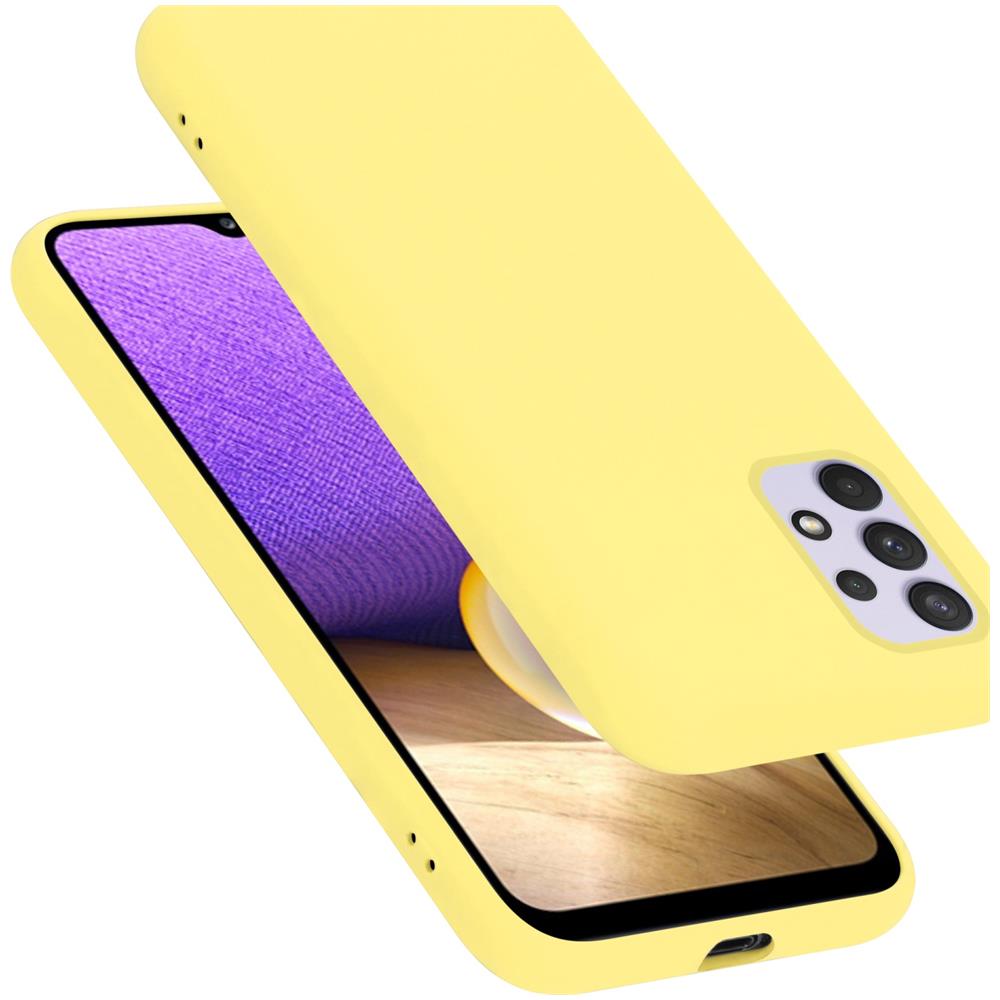 Custodia Compatibile Con Samsung Galaxy A33 5g In Liquid Giallo - Coperchio Protettivo In Silicone Tpu Flessibile - Foto 1