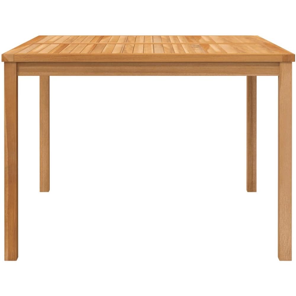 Tavolo Da Pranzo Per Giardino 110x110x77 Cm In Massello Di Teak - Foto 5