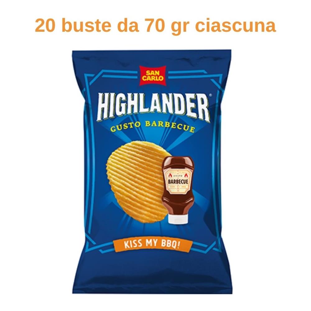 San Carlo Highlander Gusto Barbecue 20 Buste Da 70 Gr - Foto 1