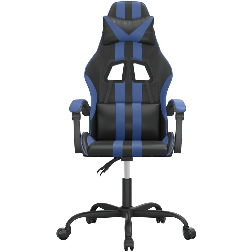 Sedia Da Gaming Nera E Blu In Similpelle - Foto 3