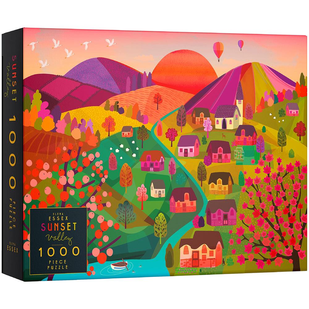Puzzle Per Adulti Da 1000 Pezzi E Oltre - Sunset Valley Puzzle Da 1000 Pezzi Per Adulti Puzzle Da 1000 Pezzi Puzzle Autunnali Per Adulti Puzzle Da 1000 Pezzi Dimensioni 28 X 20 Pollici Puzzles - Foto 1