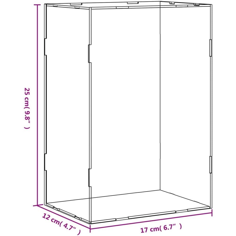 Scatola Espositiva Trasparente 17x12x25 Cm In Acrilico - Foto 5