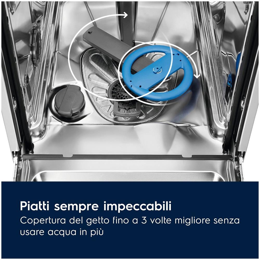 Lavastoviglie Serie 600 SatelliteClean ESS68600SX Capacità 14 Coperti Classe B Colore Acciaio Inox - Foto 2