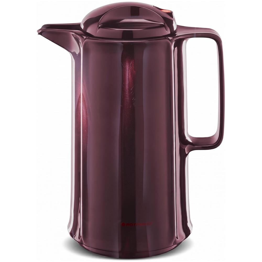 Borraccia termica 1L - Marlis 420 - Senza BPA - Per caffè, tè e infusi - Nero e Rosso - Foto 1