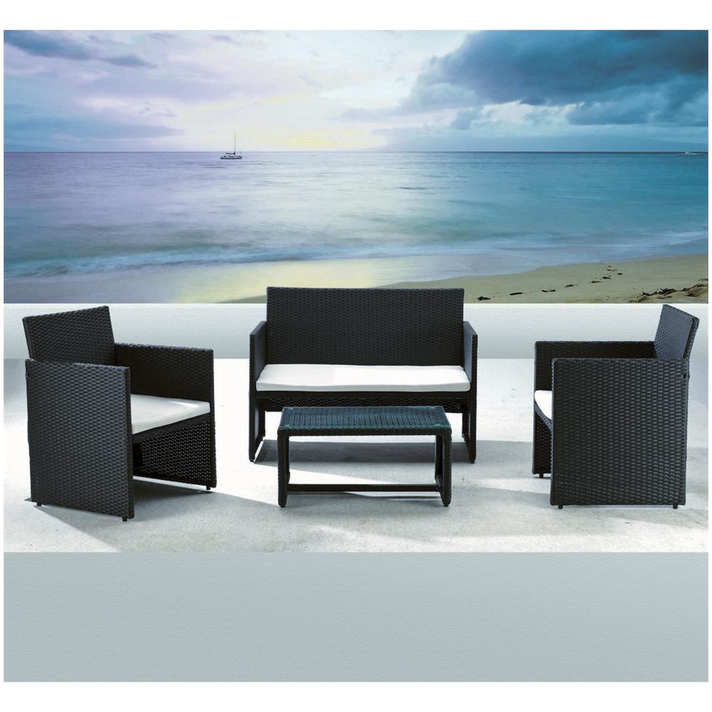 Set da Giardino 2 Poltrone Tavolo e Divano - Modello Valencia - Foto 2