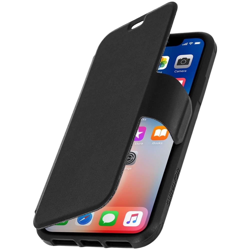 Custodia A Libro Iphone X Etui Antishock 2.1m Griffin Survivor Strong - Nero - Foto 1