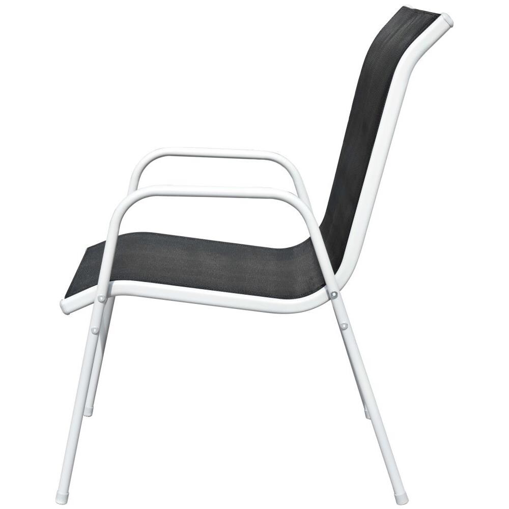 Set Mobili Da Giardino 3 Pz 50x71 Cm Grigio E Nero - Foto 7