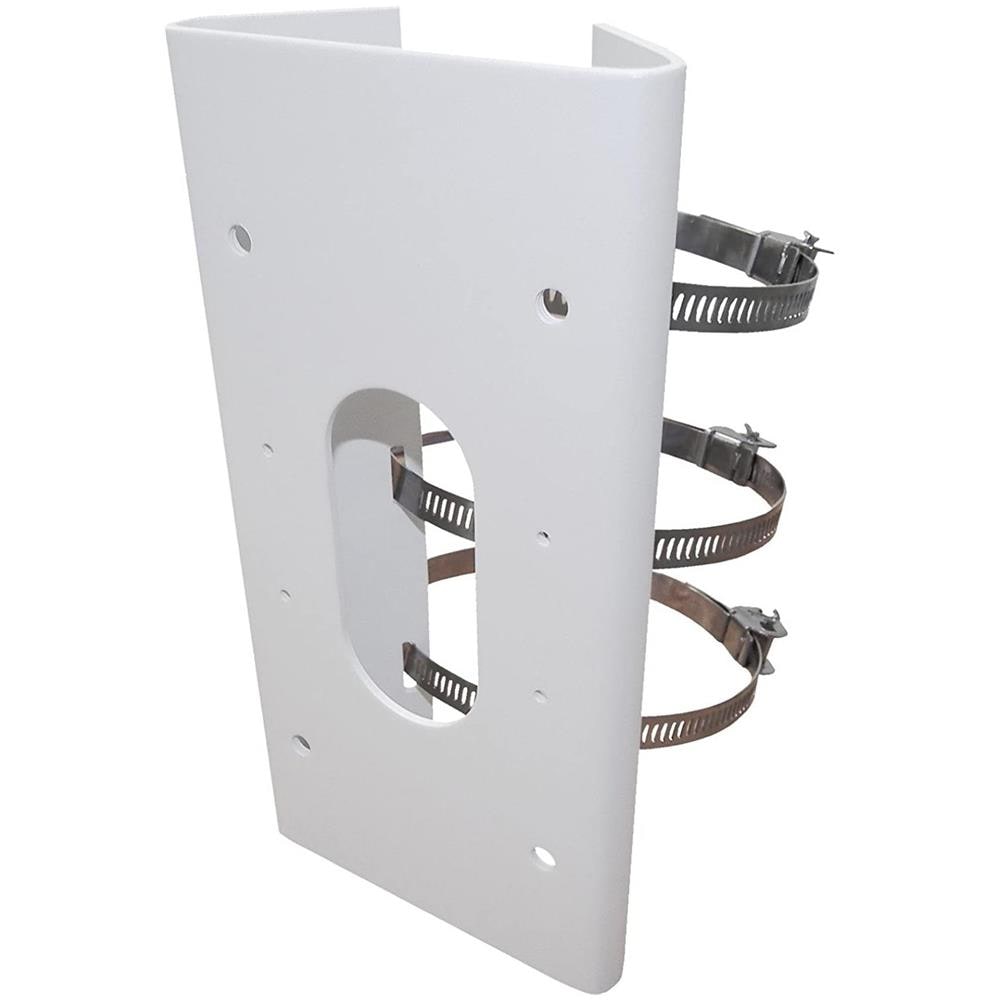 Adattatore da Palo in Alluminio per una Telecamera Colore Bianco - Foto 3