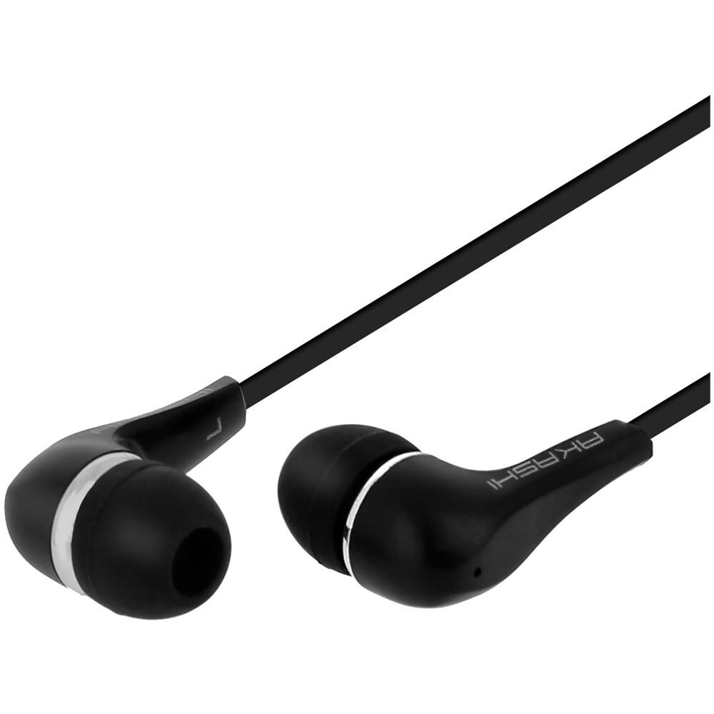 Auricolari Stereo In-ear Telecomando Jack 3.5mm Nero - Foto 1