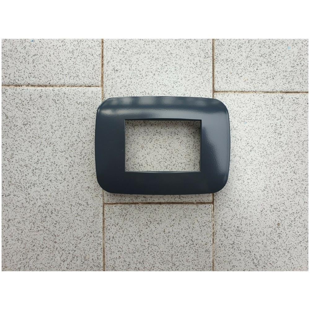 Placca Placchetta Placchette Compatibili Per Serie Axolute Colorate - Grigio Scuro 3 - Foto 1