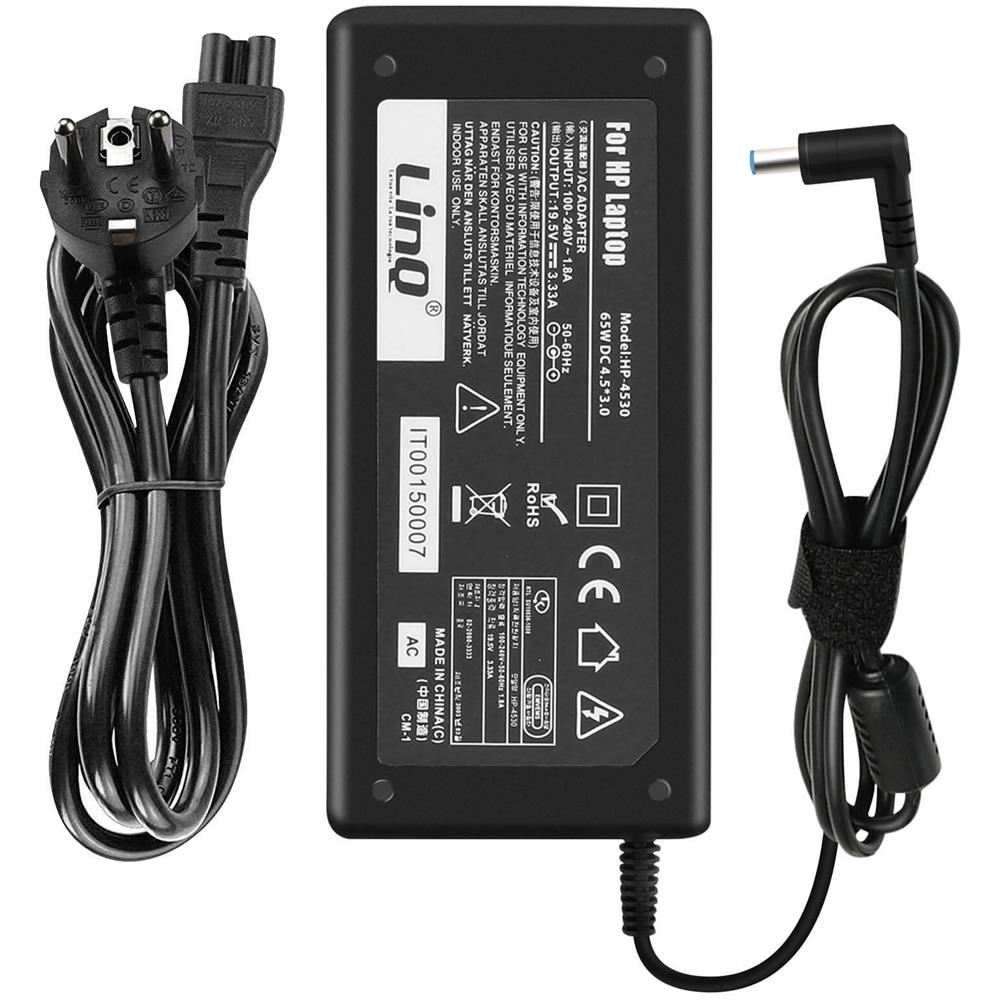 Caricabatterie A Muro Pc Hp 65w / 19.5 3.33a Estremità 4.5*3.0 Mm Hp-4530 - Foto 1