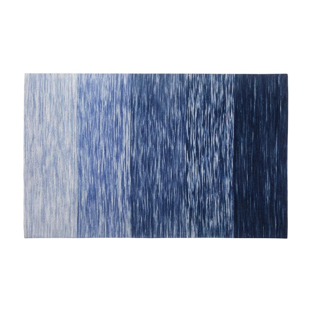 Tappeto A Pelo Corto In Colore Blu 140 X 200 Cm Kapakli - Foto 2
