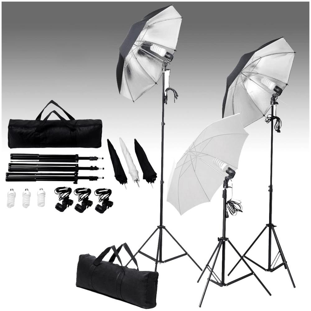 Set Studio Fotografico Con Sfondi E Kit Luci - Foto 2