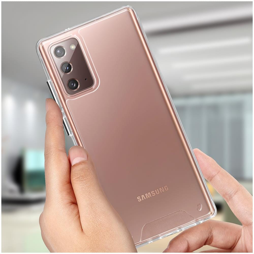 Cover Samsung Galaxy Note 20 Bi-materiale Collezione Cristal Trasparente - Foto 5