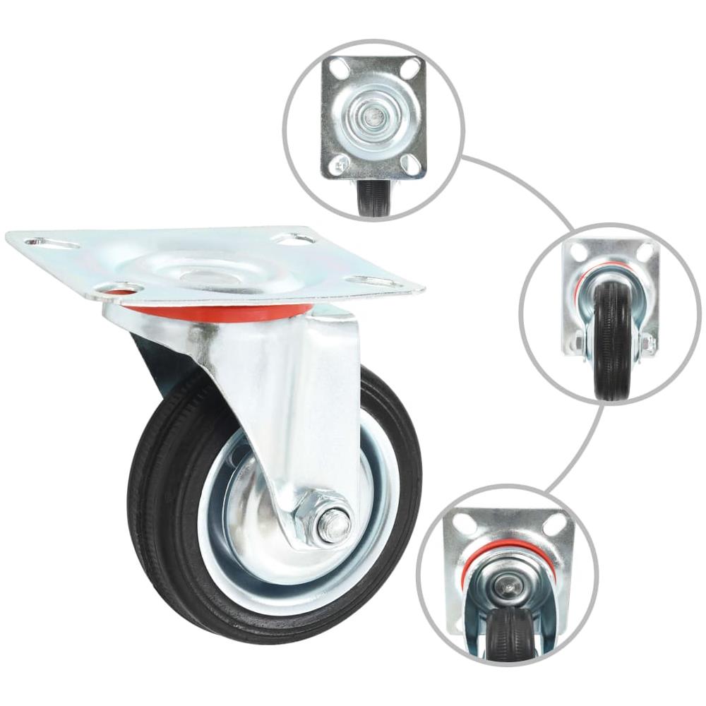 Rotelle Girevoli 4 pz 75 mm - Foto 2