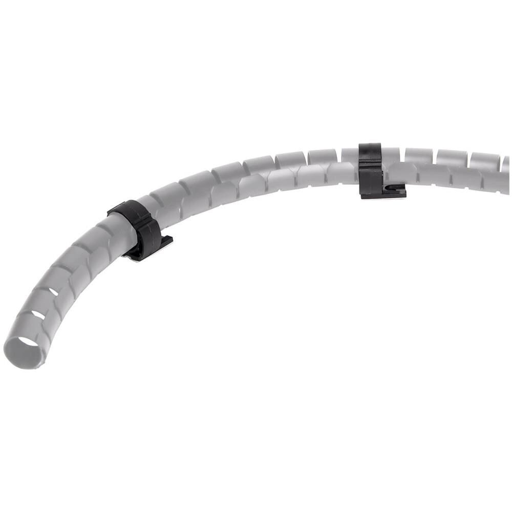 Addit 5 Pz. Clip di Fissaggio 902 per Bobine Mangiacavo Colore Argento - Foto 2