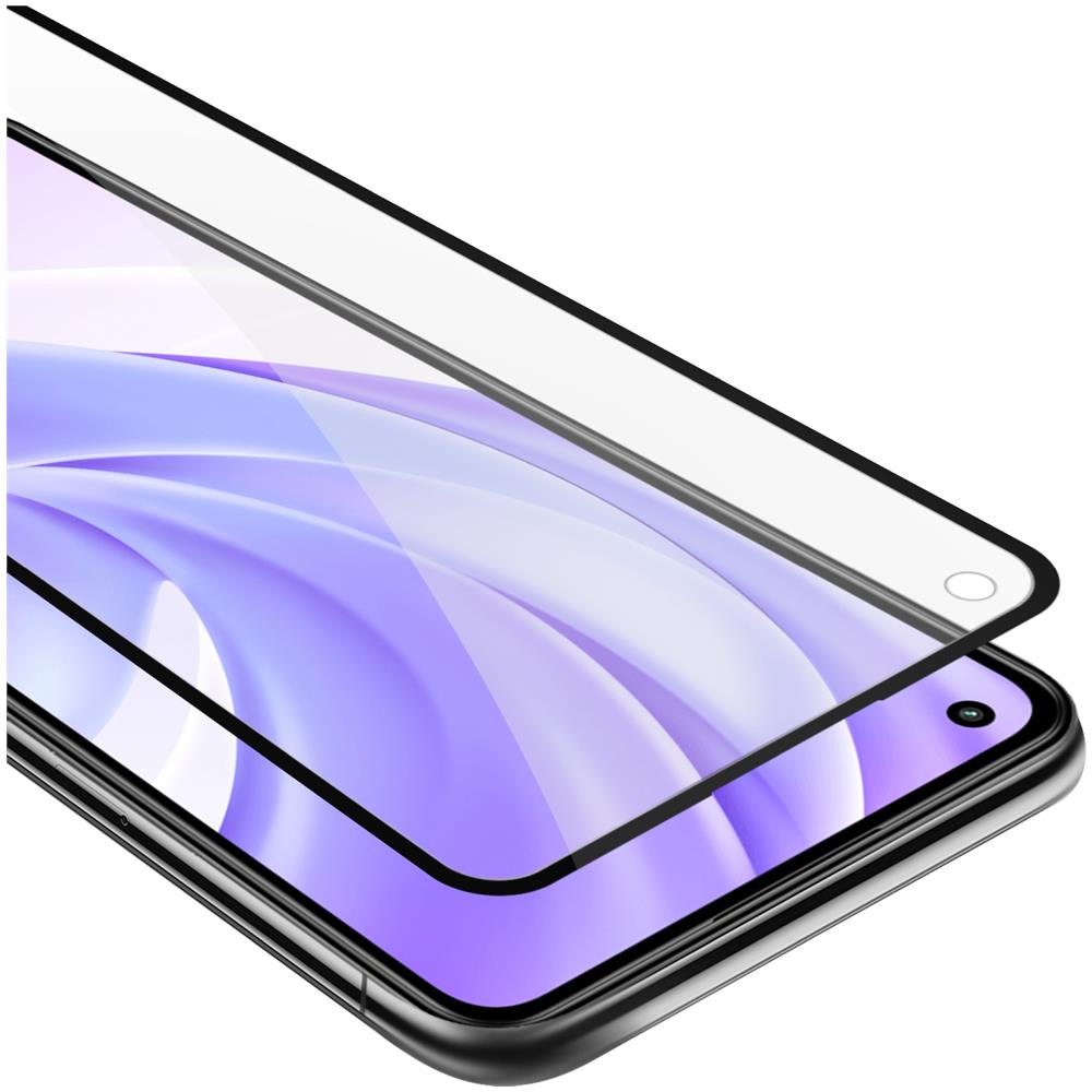 Pellicola Armatura A Schermo Intero Compatibile Con Xiaomi Mi 11 Lite (4g / 5g) / 11 Lite Ne In Trasparente Con Nero - Vetro Temperato (tempered) Di Protezione Del Display In Durezza 9h Con 3d Touch - Foto 1