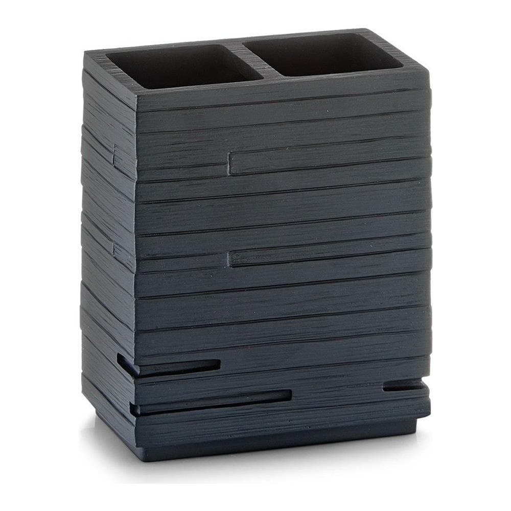 Spazzolino Da Denti E Contenitore Per Pasta Ardesia, 2 Camere, - Foto 1