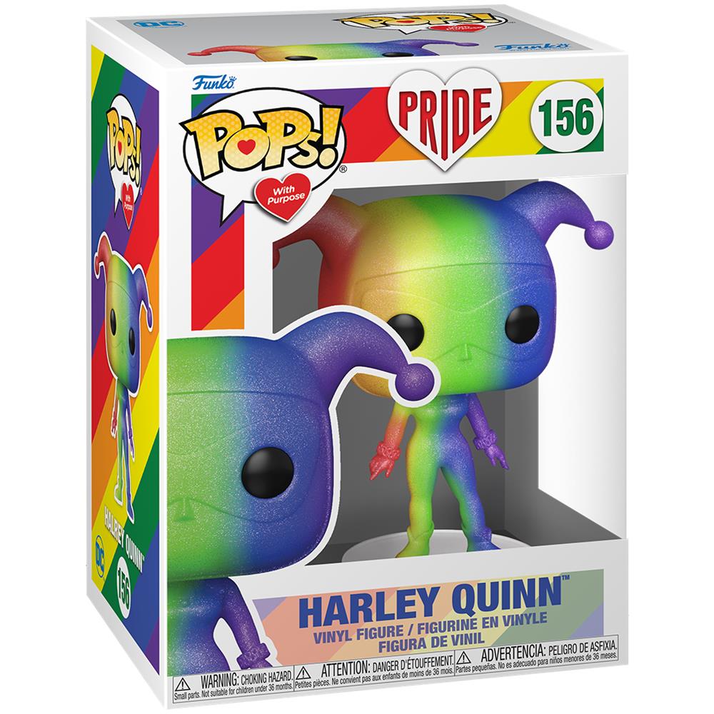 Pride 2022 Dc Comics Pop! Heroes Vinyl Figure Harley Quinn 9 Cm - Foto 2