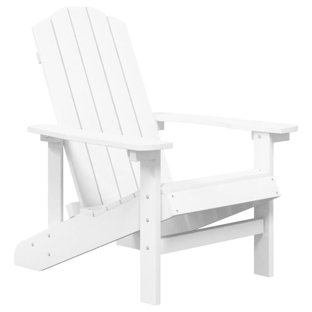 Sedia Da Giardino Con Tavolo Adirondack In Hdpe Bianco - Foto 3