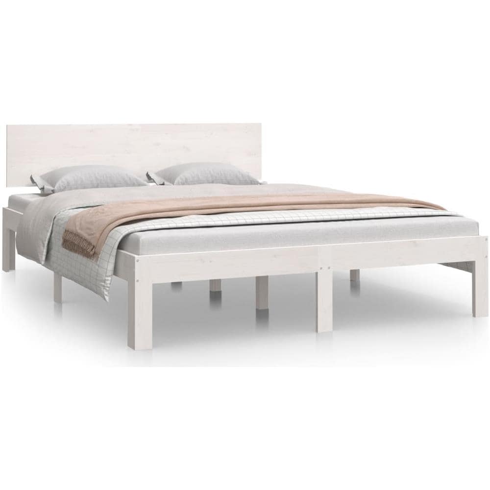 Giroletto Bianco in Legno Massello 150x200 cm King Size - Foto 2