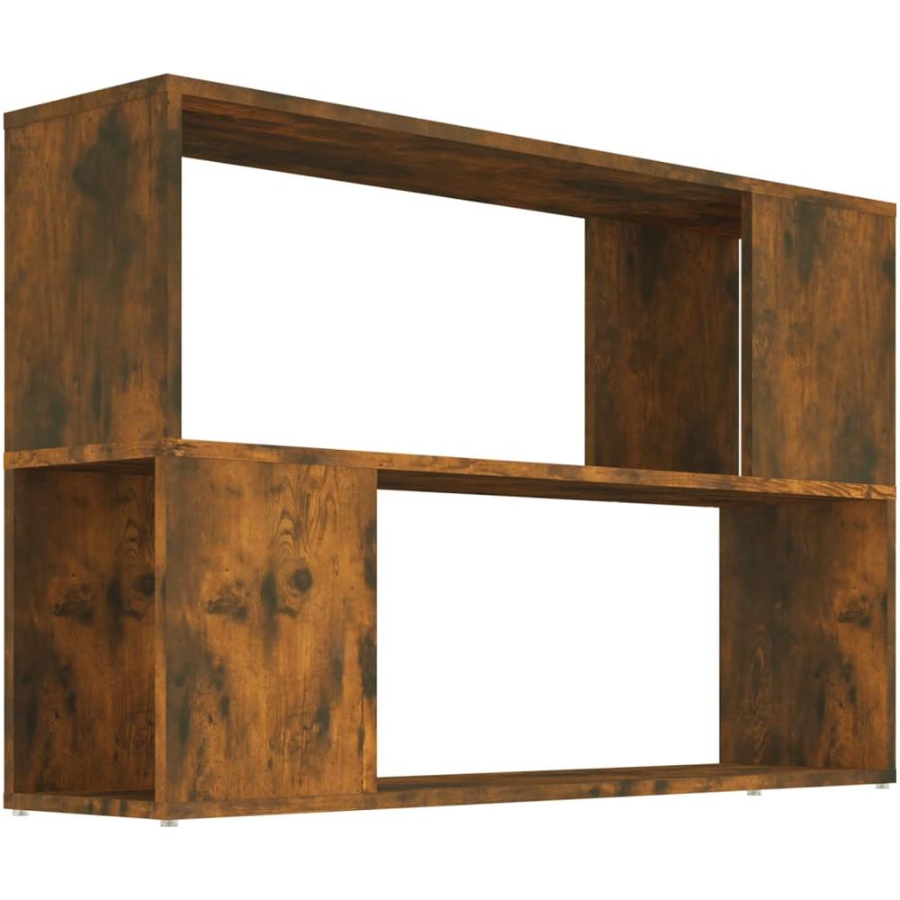 Libreria Rovere Fumo 100x24x63 Cm In Legno Multistrato - Foto 2