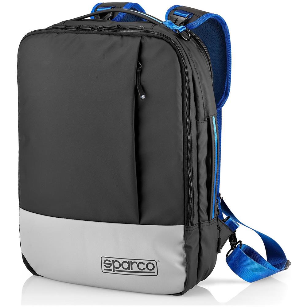 Sparco Backpack Fuel Zaino Per Notebook Da 15.6' In Poliestere 3 Scomparti Nero - Foto 1