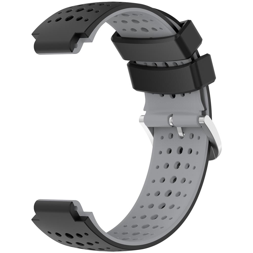 Cinturino Per Orologio In Silicone Garmin Forerunner 220, 230, 235, 630, 620, 735xt, Approach Black - Foto 6