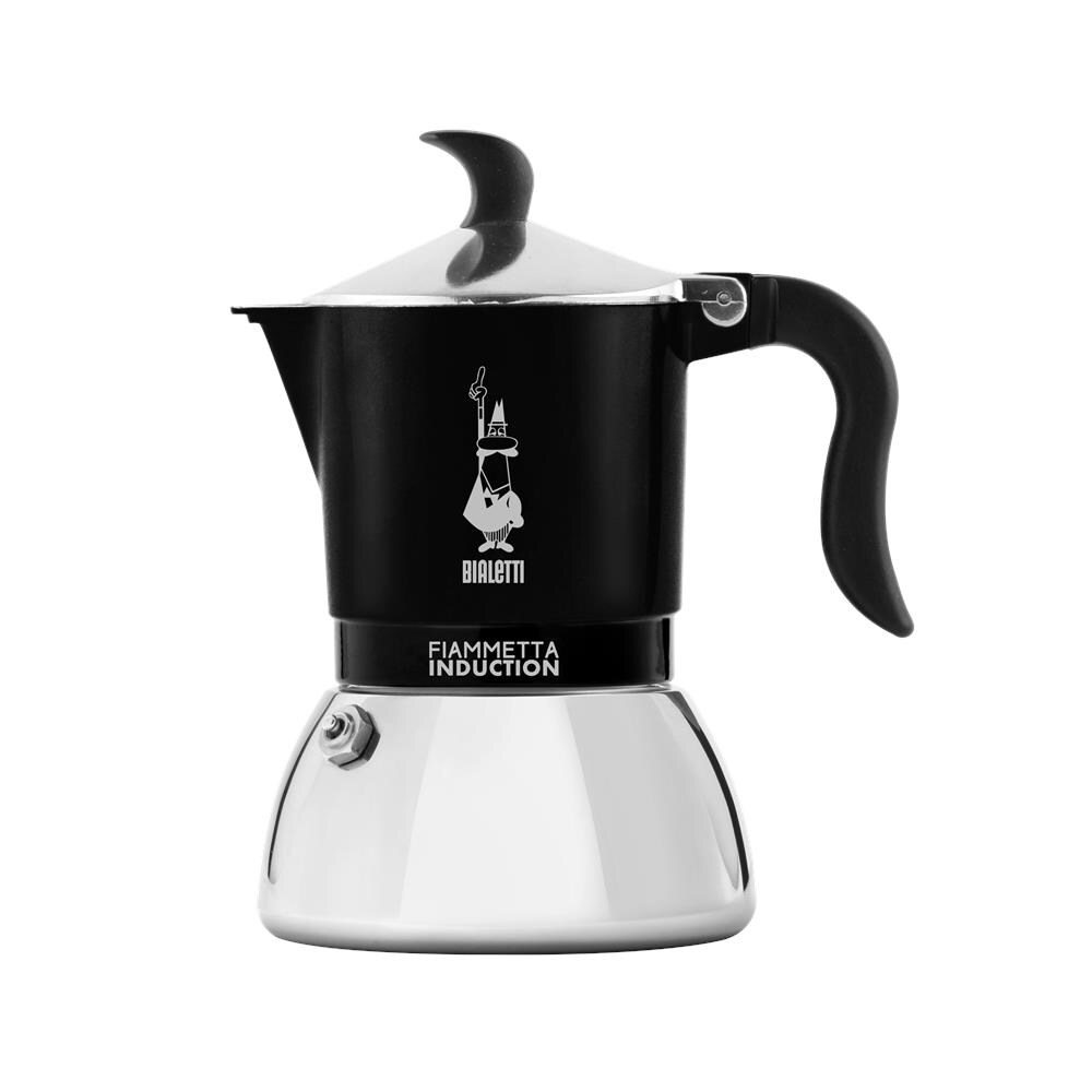 Fiammetta Induction Moka 0,1 L Nero, Acciaio inossidabile - Foto 1