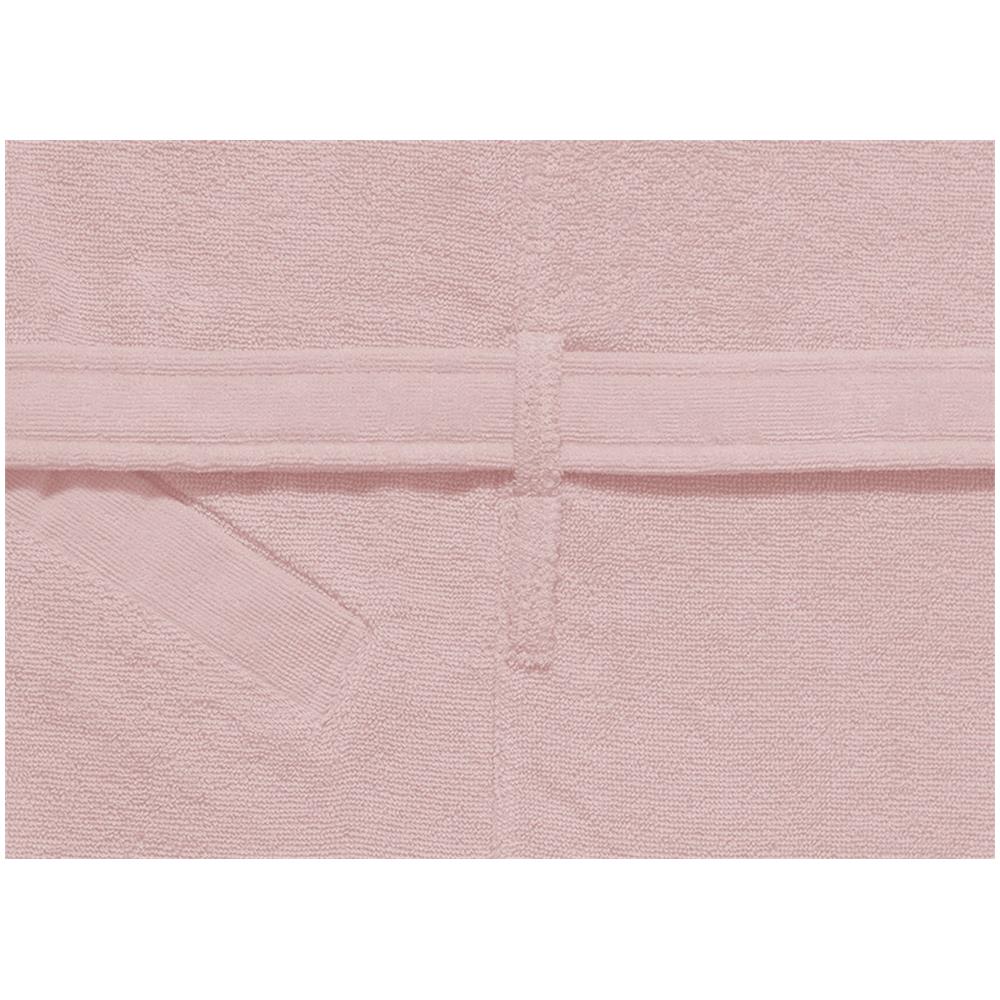 Accappatoio Con Cappuccio E Tasche In Spugna Mod. Joy Tinta Unita Rosa S-m Rosa - Foto 2