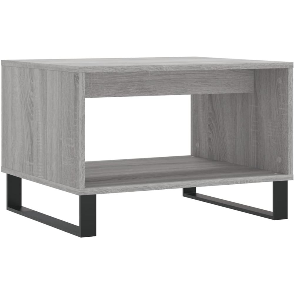 Tavolino Da Salotto Grigio Sonoma 60x50x40 Cm Legno Multistrato - Foto 2