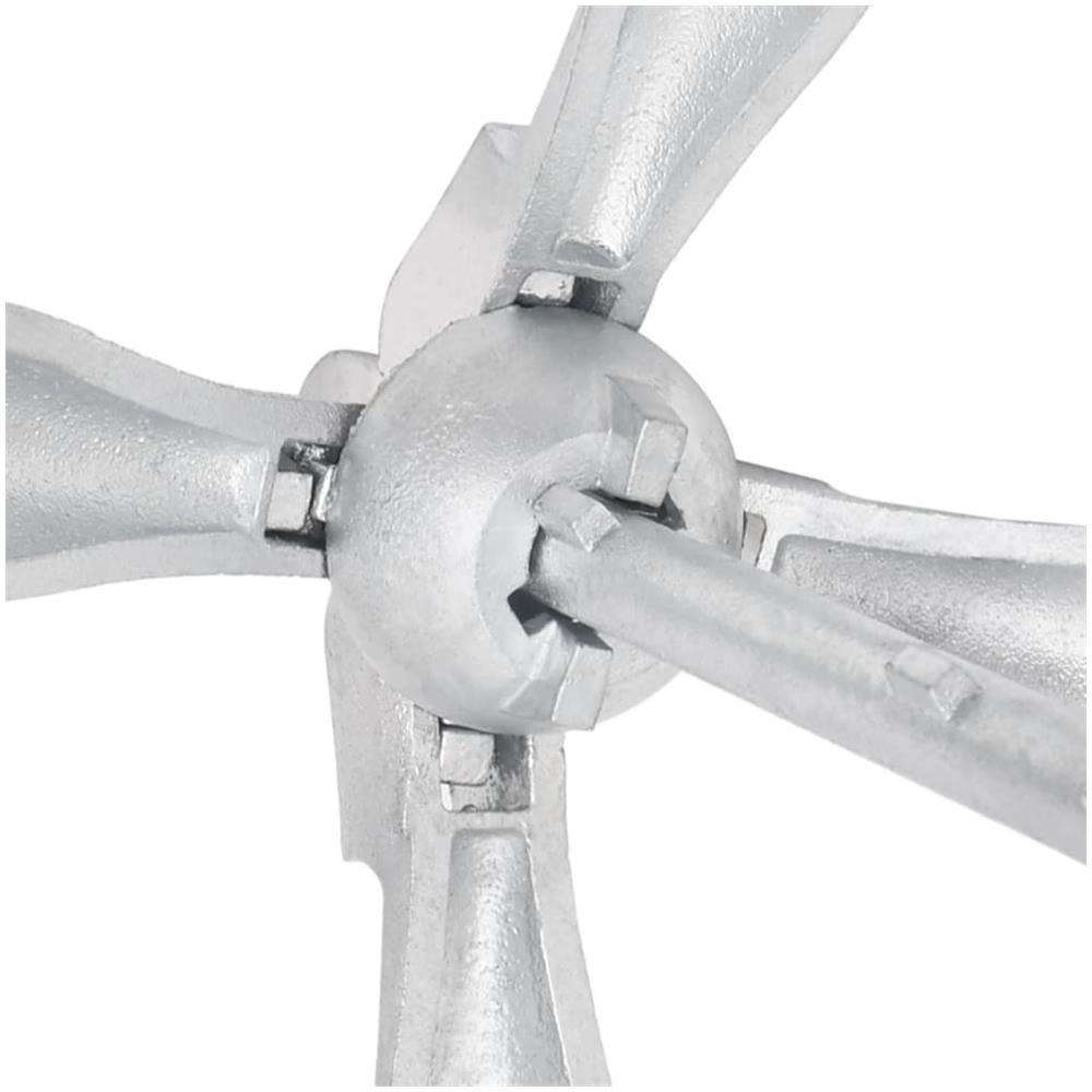 Ancora Pieghevole Con Corda Argento 1,5 Kg In Ferro Malleabile - Foto 5