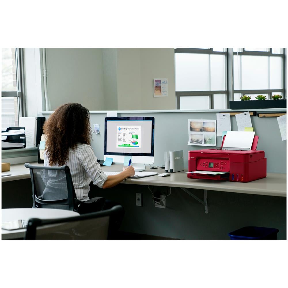 Stampante multifunzione Stampante multifunzione A4 Colore Rossa - Foto 3