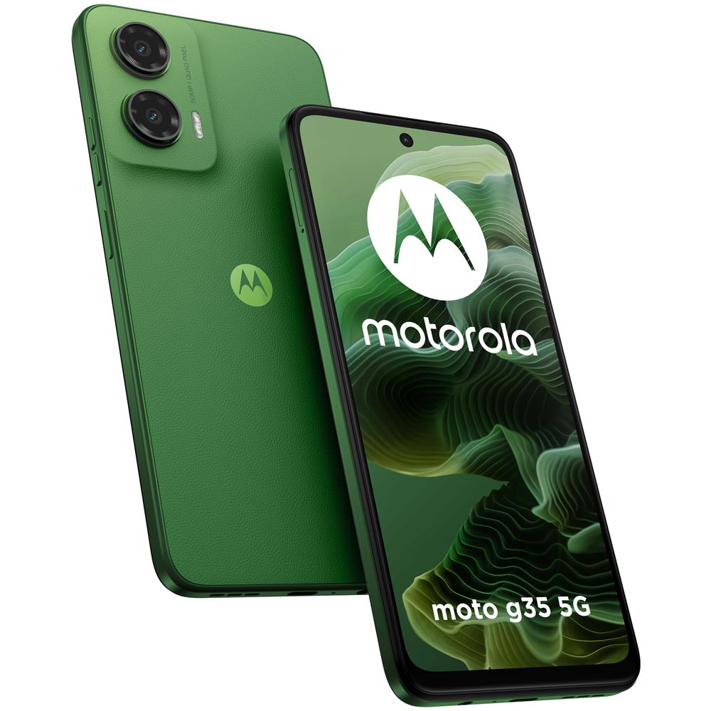 Moto G35 5G 256GB 4GB Ram Display 6.72" Main Camera 50MP Dual Sim 5000 mAh Leaf Green - Foto 1