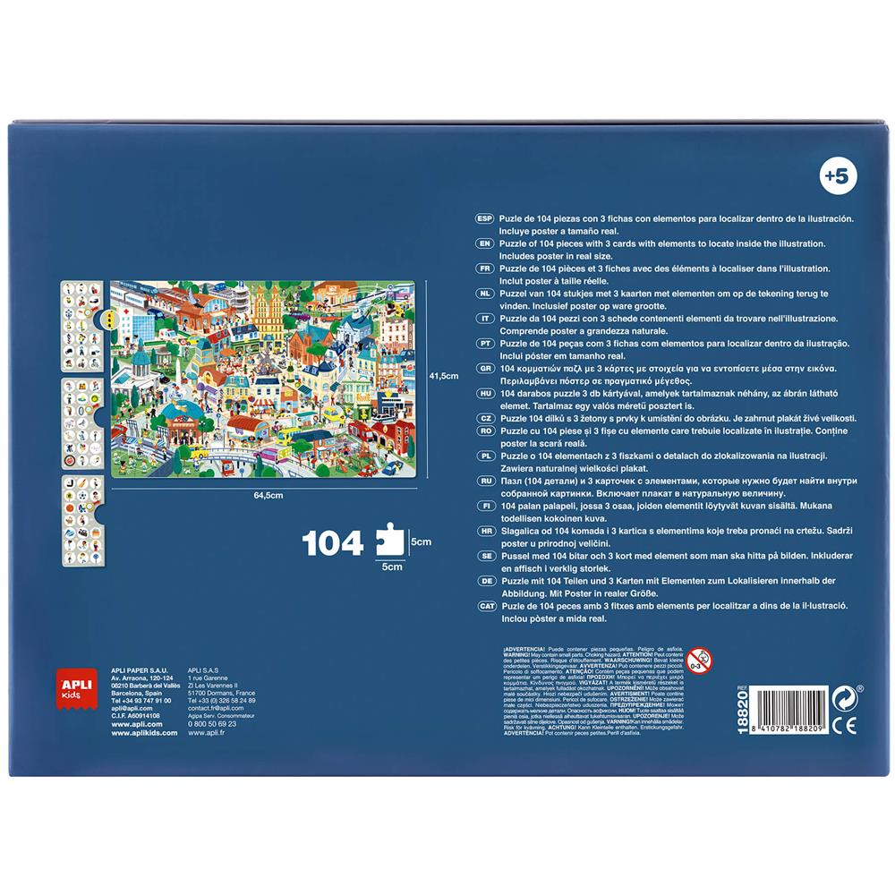 18820 puzzle 104 pz Città - Foto 2