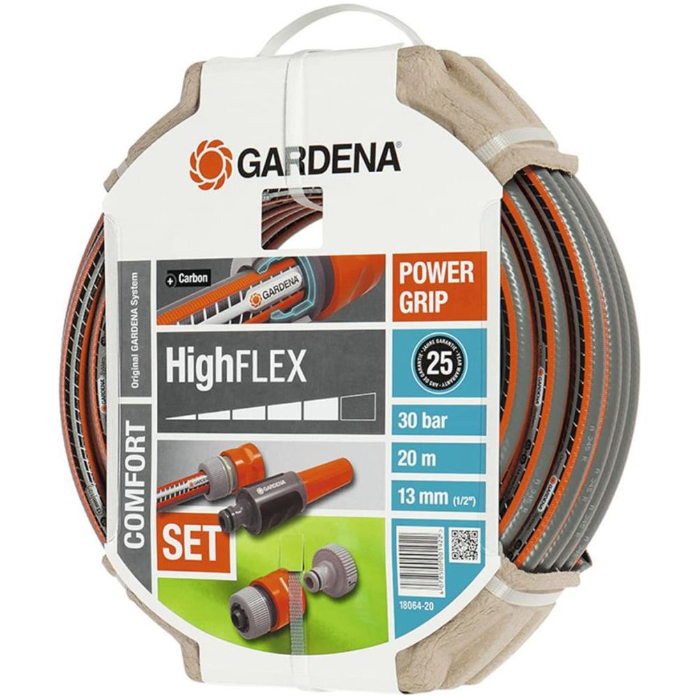 Set 6 Pz Tubo Da Giardino Comfort Highflex 20 M 18064-20 - Foto 2